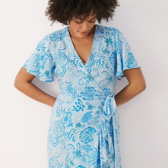 Part Two Midi Wrap Dress - Picture 3 of 8